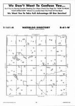 Waterloo Township Directory Map, Cavalier County 2007